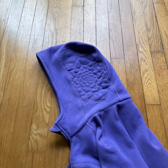 Lululemon Size 10 Purple Rocksteady Pigeon Scuba Hoodie Full-Zip Fleece Jacket - Picture 9 of 16